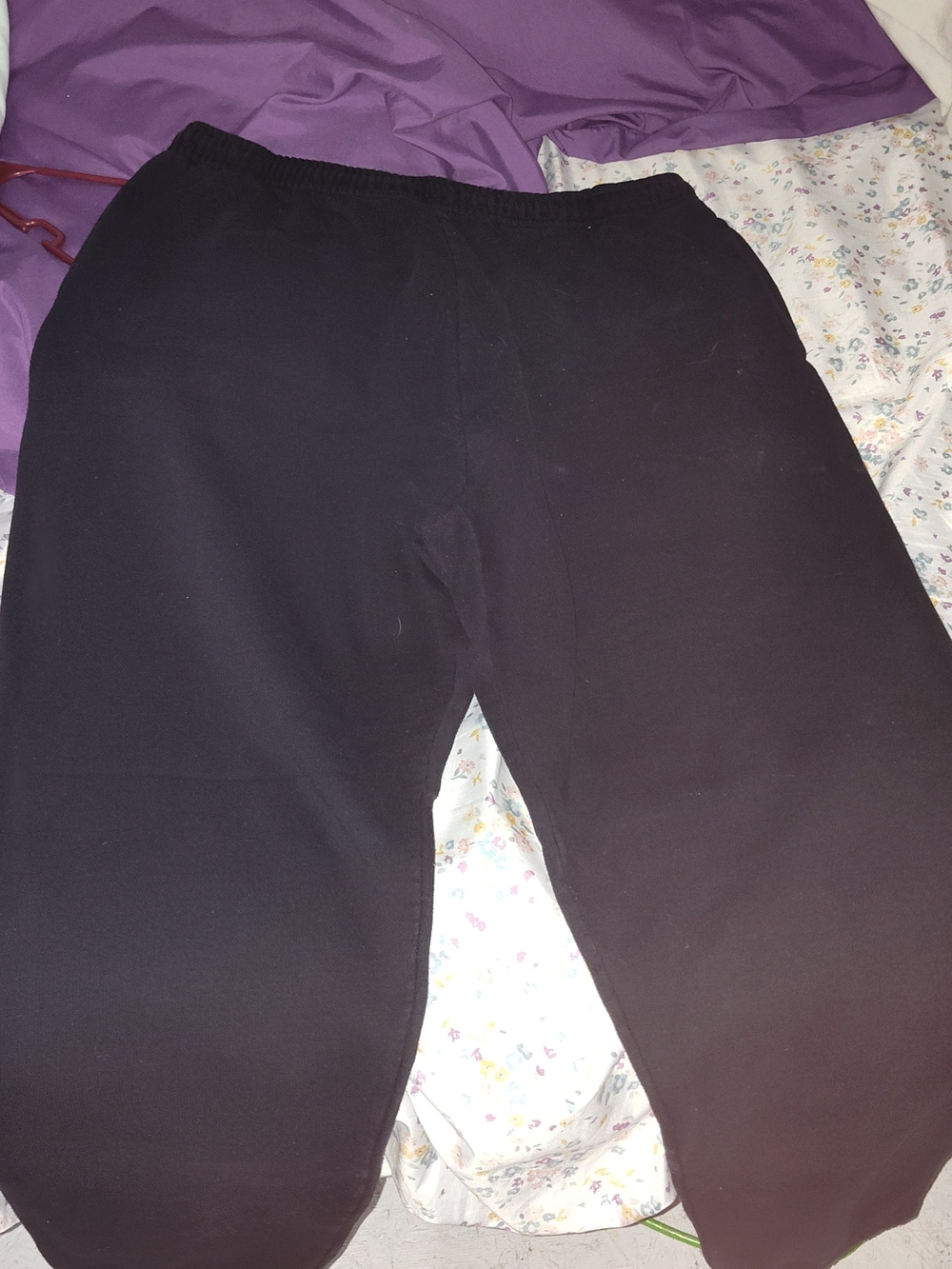 Athletic Works Black Men's Jogger Sweatpants